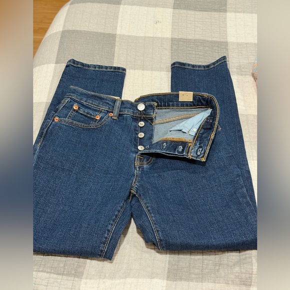 Levi’s 501 Original Skinny Jeans – Big Girls Size 14 – Adjustable Waistband NWT - Picture 13 of 16